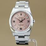 Rolex Airking 34 Pink Salmon Dial 114200, Sieraden, Tassen en Uiterlijk, Horloges | Heren, Staal, Gebruikt, Ophalen of Verzenden