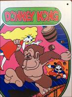 DONKEY KONG Retro Arcade Wandbord decor poster, Ophalen of Verzenden, Overige typen