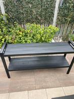 Industrieel Mangohout kast/160x40cm, Huis en Inrichting, Tafels | Sidetables, Ophalen, Mangohout, Nieuw, Metaal