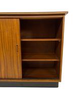 Vintage Dressoir Lowboard TV Meubel met lades Jaren 60 Teak, Gebruikt, Vintage, Met lade(s), 25 tot 50 cm