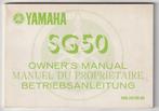 Yamaha SG50 owner's manual brommer handleiding, Verzenden, Yamaha