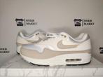 Nike Air Max 1 Pale Ivory (W) maat 44.5, Verzenden, Beige, Nike, Nieuw