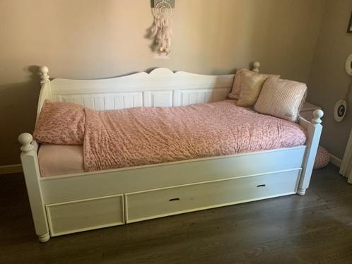 Bedbank met kast meidenkamer, Kinderen en Baby's, Kinderkamer | Commodes en Kasten, Zo goed als nieuw, Kast, 105 cm of meer, 100 cm of meer