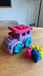 Mega Bloks auto met poppetje en blokjes, Ophalen of Verzenden, Zo goed als nieuw