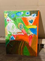 Kleurrijk Abstract Schilderij, Ophalen of Verzenden