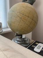 Art Deco Gipsen Globe - Vintage Wereldbol, Ophalen of Verzenden, Gebruikt