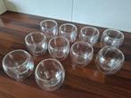 10 stuks dubbelwandige cappucino glazen, Glas of Glazen, Nieuw, Ophalen of Verzenden, Glas