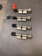 4 knopsloten, Hobby en Vrije tijd, Ophalen of Verzenden, Zo goed als nieuw
