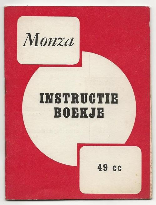 Monza Parilla motor handleiding (monz) bromfiets, Fietsen en Brommers, Handleidingen en Instructieboekjes, Zo goed als nieuw, Ophalen of Verzenden