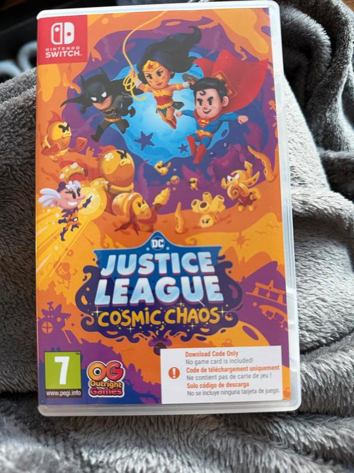 Nintendo switch - DC Justice League: Cosmic Chaos, Spelcomputers en Games, Games | Nintendo Switch, Nieuw, Avontuur en Actie, 1 speler