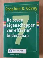 Covey 7 eigenschappen van effectief leiderschap, Ophalen of Verzenden, Zo goed als nieuw