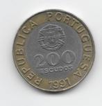 Portugal 200 escudos 1991  KM# 655, Verzenden, Overige landen, Losse munt