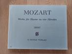 Mozart - Werke für Klavier zu vier Händen  Urtext., Ophalen of Verzenden, Zo goed als nieuw, Artiest of Componist, Klassiek