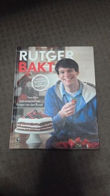 te koop bakboek rutger bakt 70 heerlijke bakrecepten  beschikbaar voor biedingen
