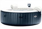 Intex Jacuzzi donkerblauw - 6 persoons, Tuin en Terras, Jacuzzi's, Opblaasbaar, Gebruikt, Grondzeil, Ophalen