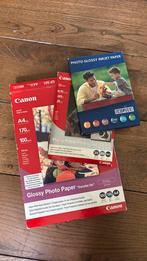 Canon A4 glossy photopapier printer papier 10x15 semi gloss, Computers en Software, Printerbenodigdheden, Ophalen, Zo goed als nieuw