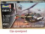 Revell 1:100 helikopter BELL- UH-1H- 4983 -modelbouw, 1:72 tot 1:144, Nieuw, Ophalen of Verzenden, Revell