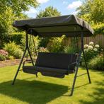 Grijze Schommelbank met Luifel, Ophalen, Gebruikt, Metaal, Schommelbank