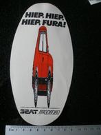 sticker seat fura logo hiep hiep hiep, Verzamelen, Stickers, Verzenden, Zo goed als nieuw, Auto of Motor