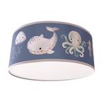 Plafondlamp Dieren in de Oceaan Blauw Little Dreamzzz, Nieuw, Ophalen of Verzenden, Support@littledreamers.nl, Lamp