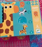DJECO Primo Puzzel - Jungle Dieren, Kinderen en Baby's, Speelgoed | Kinderpuzzels, Ophalen of Verzenden, 10 tot 50 stukjes, Zo goed als nieuw