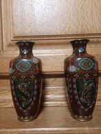 Japanse cloisonne vaasjes, Antiek en Kunst, Ophalen of Verzenden