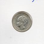 WILHELMINA KWARTJE 1941-1  ZILVER, Zilver, 25 cent, Ophalen of Verzenden, Koningin Wilhelmina