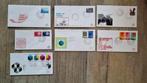 Eerste dag uitgave (FDC) Nederland 1970 - 7 stuks, Ophalen of Verzenden, Onbeschreven, Nederland
