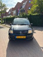 Fiat Panda 1.1 40KW 2005 Zwart, Auto's, Fiat, Voorwielaandrijving, Stof, 54 pk, Dakrails
