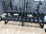 Groot nieuw zwart hexagon dumbellrack plus dumbells 10 - 40, Sport en Fitness, Fitnessmaterialen, Dumbbell, Nieuw, Ophalen of Verzenden