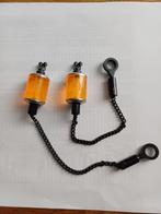 2 ORANJE HANGERS VAN GEERT OOMS, Watersport en Boten, Hengelsport | Karpervissen, Ophalen of Verzenden, Zo goed als nieuw, Overige typen