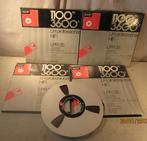 4 Metalen Bandrecorder Tapes - BASF 1100m - LPR35, Audio, Tv en Foto, Ophalen of Verzenden, Onderdeel, Met banden