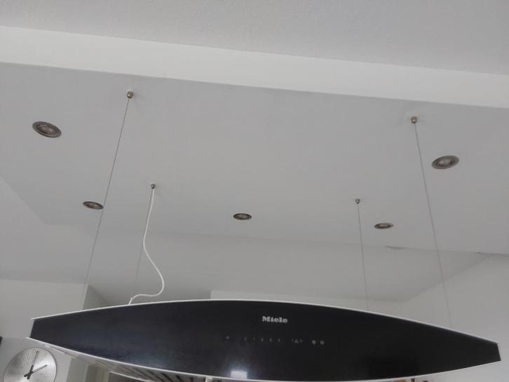 Miele circulaire afzuigkap, Witgoed en Apparatuur, Afzuigkappen, Zo goed als nieuw, Vrijstaand, Eilandschouwkap, 400 tot 600 m³ per uur