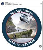 860 + alpe d’huzes patch, Verzamelen, Luchtvaart en Vliegtuigspotten, Nieuw, Ophalen of Verzenden, Patch, Badge of Embleem