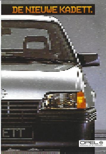 Folder Opel Kadett September 1984 beschikbaar voor biedingen