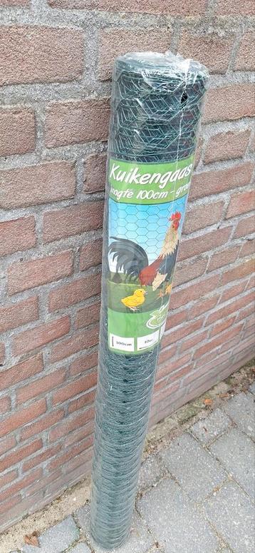 Kippengaas GAAS Nieuw Kuikengaas - 100cm x 10m  beschikbaar voor biedingen