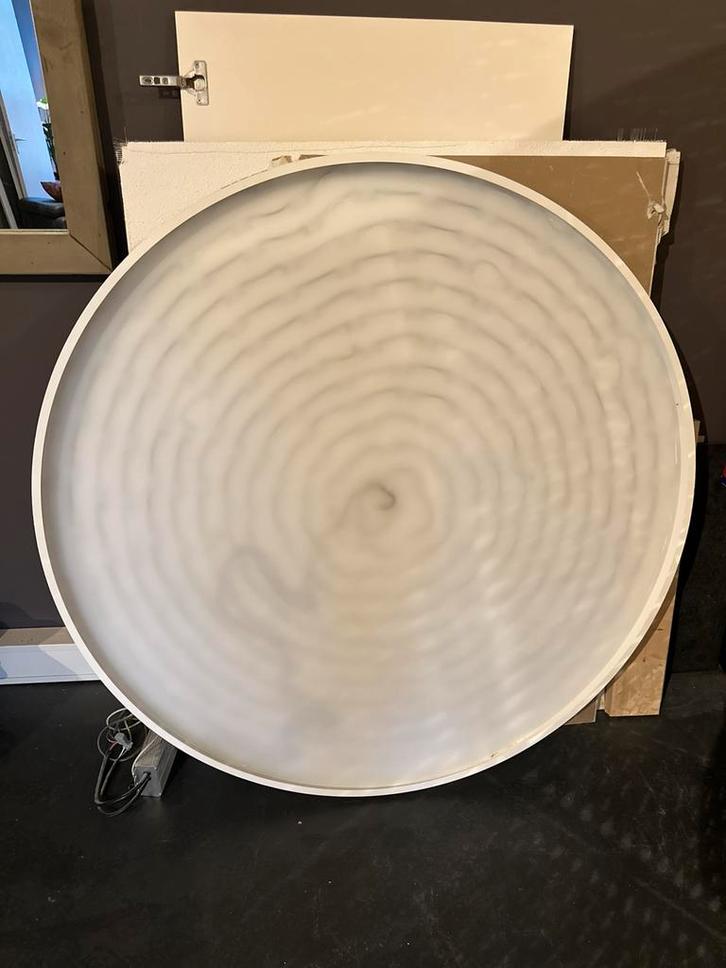 Grote ronde werkveldverlichting – plafondmodel, 4000K, Huis en Inrichting, Lampen | Plafondlampen, Gebruikt, Ophalen