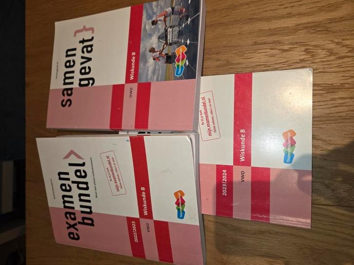 vwo Wiskunde B 2023/2024 en 2022/23 en Samengevat, Boeken, Schoolboeken, Zo goed als nieuw, Nederlands, VWO, Ophalen of Verzenden