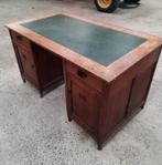 Antiek bureau, lederen blad, Ophalen