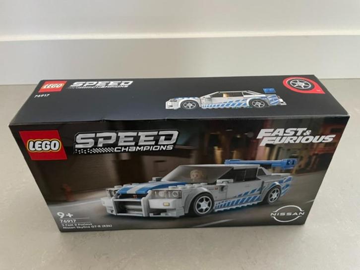 Lego Speed Champions Fast and Furious 76917 Nissan GT-R R34, Kinderen en Baby's, Speelgoed | Duplo en Lego, Nieuw, Lego, Complete set