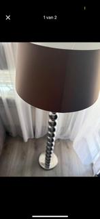 Bol lamp zilver, Ophalen, 50 tot 75 cm, Zo goed als nieuw, Metaal