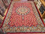Vintage handgeknoopt perzisch tapijt kashan 376x268, Info@SlatsAntiek.nl, Perzisch, 200 cm of meer, Ophalen of Verzenden