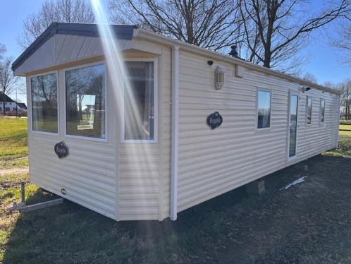 ABI | 10.50x3.60 | 2 slp | CV | Wintervast | Pannendak, Caravans en Kamperen, Stacaravans, meer dan 6, Ophalen of Verzenden
