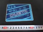 sticker Zeist DUETZ City Club Youing Club Kid Club  *, Ophalen, Zo goed als nieuw