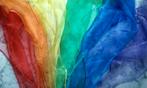 Regenboog dansdoeken speeldoeken montessori waldorf, Verzenden, Nieuw, Ontdekken, Met licht