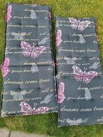 Tuinstoel kussens 2 stuks vlinder, Ophalen, Gebruikt