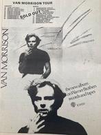 Paginagrote A3 advertentie VAN MORRISON Wavelength tour, Ophalen of Verzenden