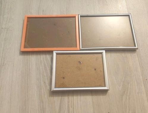 3 zgan kleine fotolijstjes met glas, Audio, Tv en Foto, Fotografie | Fotolijsten, Zo goed als nieuw, Ophalen of Verzenden