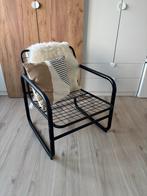 Vintage IKEA Mölle Draadstoel - Hagberg Design, Ophalen, Gebruikt, Zwart, Metaal
