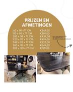 Deens ovaal eettafel zwart uit voorraad in alle maten, Huis en Inrichting, Tafels | Eettafels, Ophalen, Info@mokana.nl, Mokana